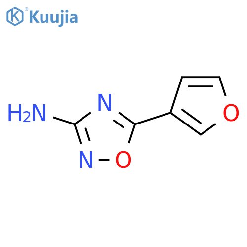 5-(furan-3-yl)-1,2,4-oxadiazol-3-amine structure