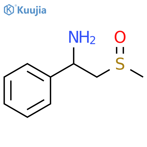 2-methanesulfinyl-1-phenylethan-1-amine structure
