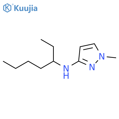 N-(heptan-3-yl)-1-methyl-1H-pyrazol-3-amine structure