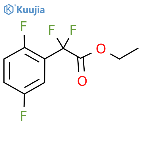 ethyl 2-(2,5-difluorophenyl)-2,2-difluoroacetate structure