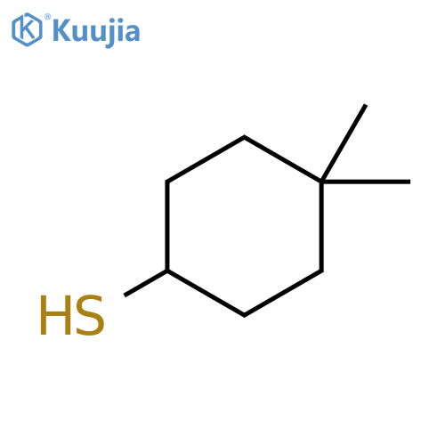 4,4-dimethylcyclohexane-1-thiol structure