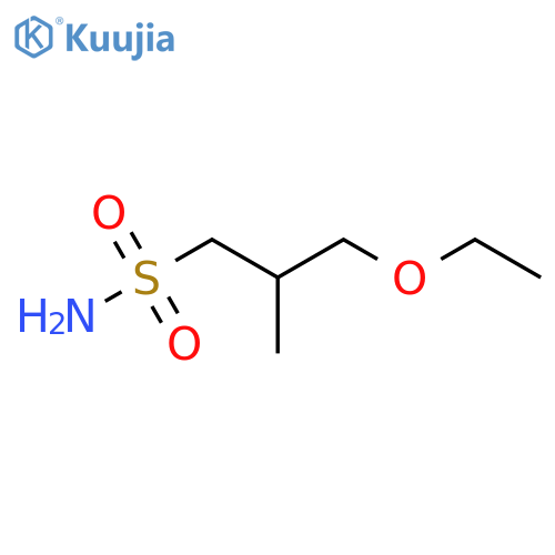 3-ethoxy-2-methylpropane-1-sulfonamide structure