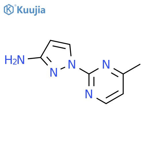 1-(4-methylpyrimidin-2-yl)-1H-pyrazol-3-amine structure