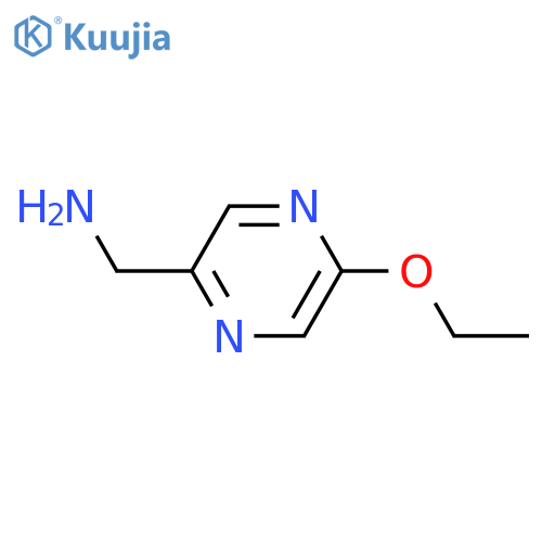 (5-ethoxypyrazin-2-yl)methanamine structure