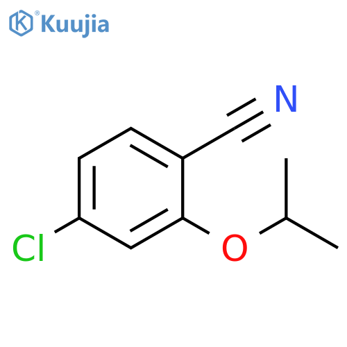4-chloro-2-(propan-2-yloxy)benzonitrile structure