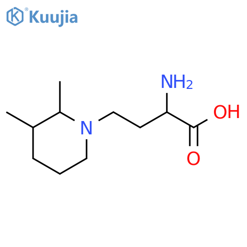 1-Piperidinebutanoic acid, α-amino-2,3-dimethyl- structure
