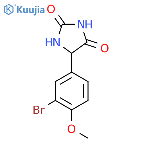 5-(3-Bromo-4-methoxyphenyl)imidazolidine-2,4-dione structure