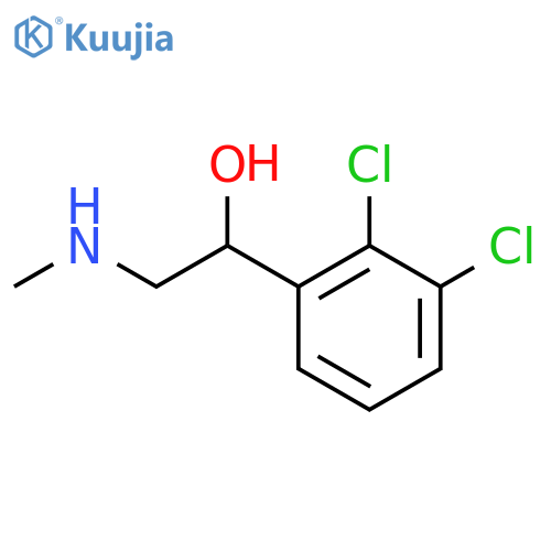 1-(2,3-dichlorophenyl)-2-(methylamino)ethan-1-ol structure