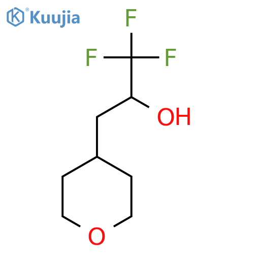 1,1,1-trifluoro-3-(oxan-4-yl)propan-2-ol structure