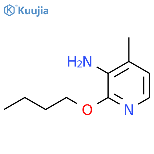 2-butoxy-4-methylpyridin-3-amine structure