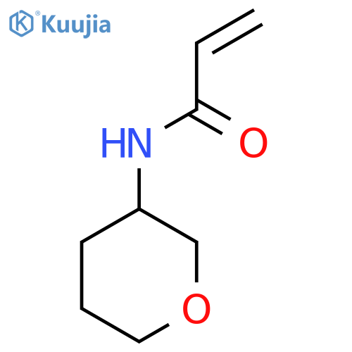 N-(oxan-3-yl)prop-2-enamide structure