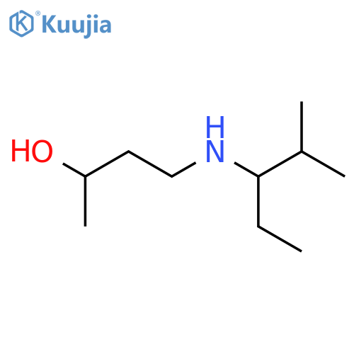 4-(2-methylpentan-3-yl)aminobutan-2-ol structure