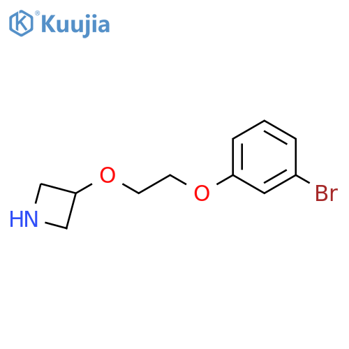 Azetidine, 3-[2-(3-bromophenoxy)ethoxy]- structure