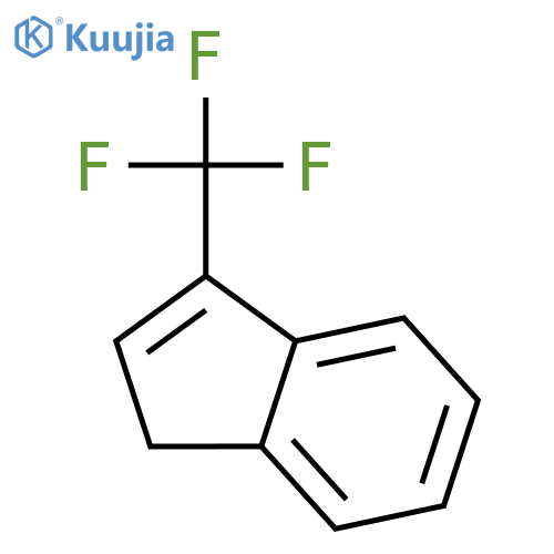 3-(Trifluoromethyl)-1H-indene structure