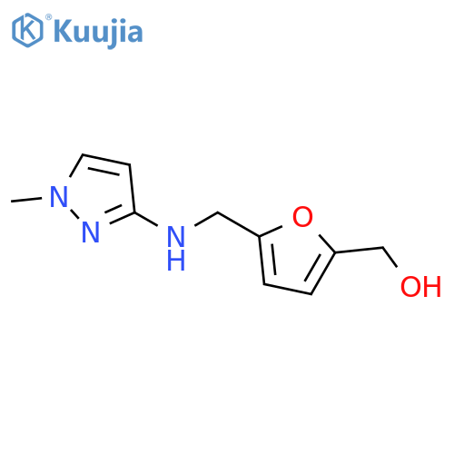 (5-{(1-methyl-1H-pyrazol-3-yl)aminomethyl}furan-2-yl)methanol structure
