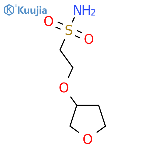 2-(Oxolan-3-yloxy)ethane-1-sulfonamide structure