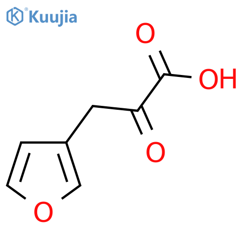 3-(furan-3-yl)-2-oxopropanoic acid structure