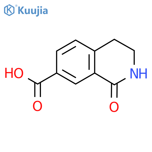 3,4-Dihydro-2H-isoquinolin-1-one-7-carboxylic acid structure