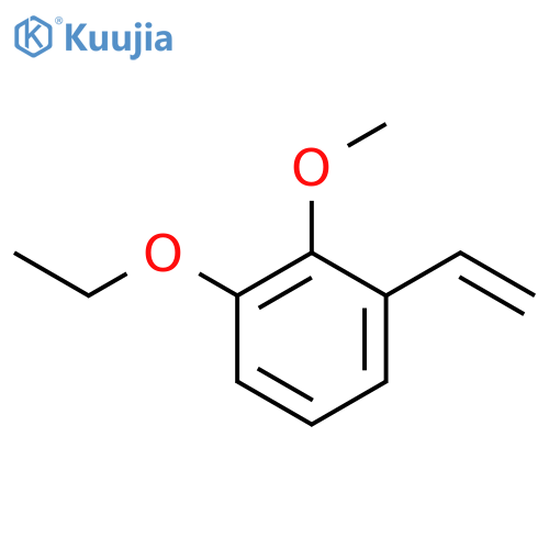 1-ethenyl-3-ethoxy-2-methoxybenzene structure