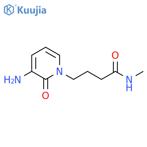 4-(3-amino-2-oxo-1,2-dihydropyridin-1-yl)-N-methylbutanamide structure