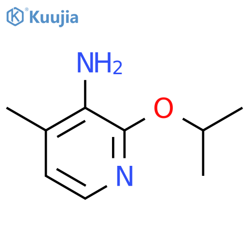 4-methyl-2-(propan-2-yloxy)pyridin-3-amine structure