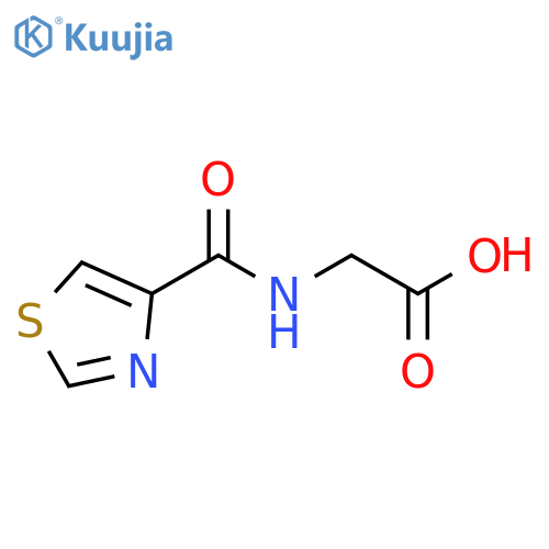 2-(1,3-thiazol-4-ylformamido)acetic acid structure