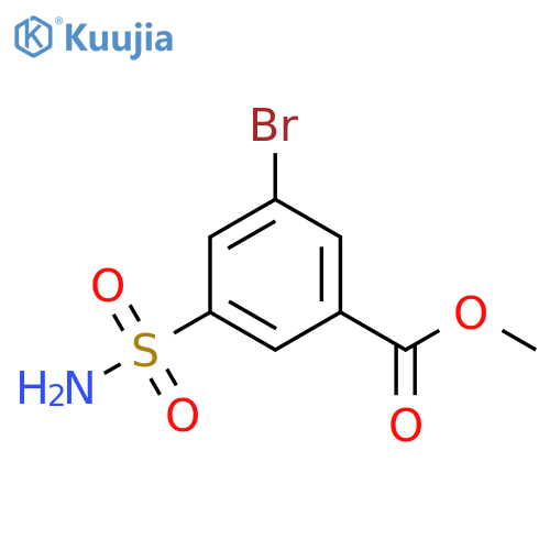 methyl 3-bromo-5-sulfamoylbenzoate structure