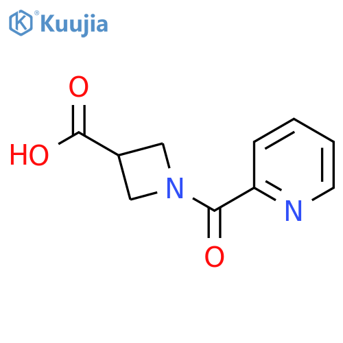1-Picolinoylazetidine-3-carboxylic acid structure