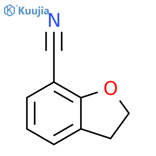 7-Benzofurancarbonitrile, 2,3-dihydro- structure