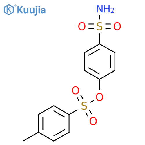 4-sulfamoylphenyl 4-methylbenzene-1-sulfonate structure