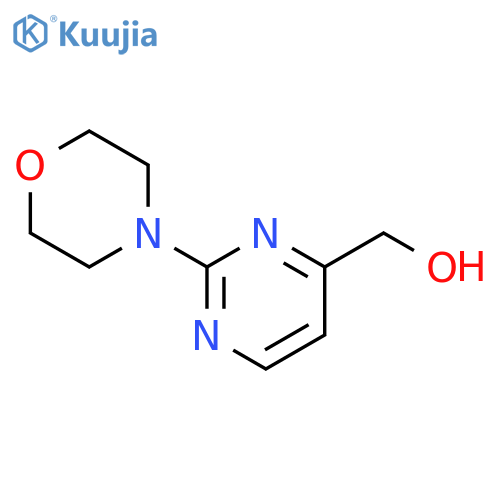 4-Pyrimidinemethanol, 2-(4-morpholinyl)- structure