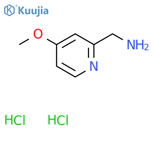(4-methoxy-2-pyridyl)methanamine;dihydrochloride structure
