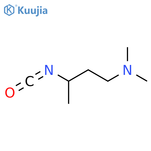 (3-Isocyanatobutyl)dimethylamine structure