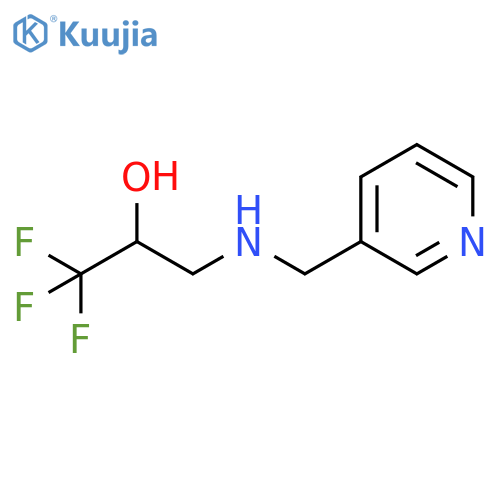1,1,1-trifluoro-3-{(pyridin-3-yl)methylamino}propan-2-ol structure