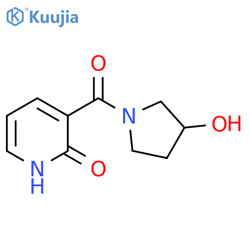3-(3-hydroxypyrrolidine-1-carbonyl)pyridin-2-ol structure