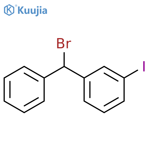 1-[bromo(phenyl)methyl]-3-iodobenzene structure