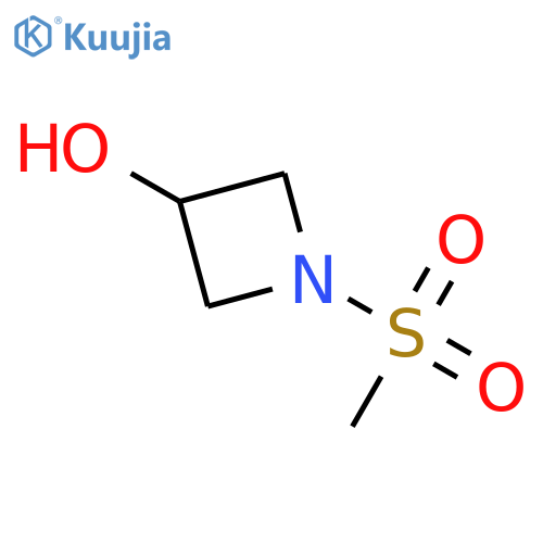 1-methanesulfonylazetidin-3-ol structure