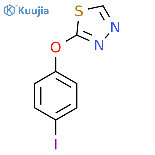 2-(4-iodophenoxy)-1,3,4-thiadiazole structure