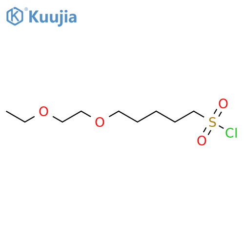 5-(2-ethoxyethoxy)pentane-1-sulfonyl chloride structure