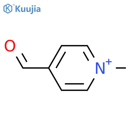 Pyridinium, 4-formyl-1-methyl- structure