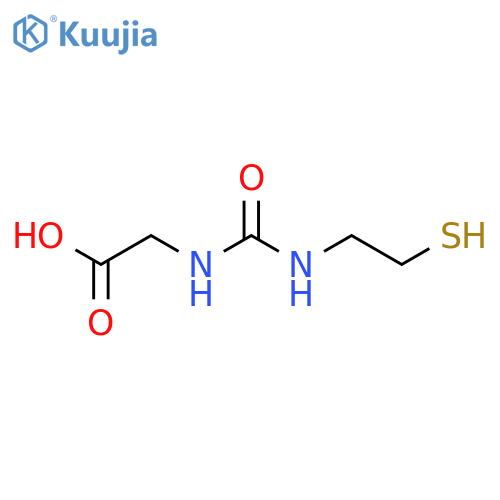 Glycine, N-[[(2-mercaptoethyl)amino]carbonyl]- structure
