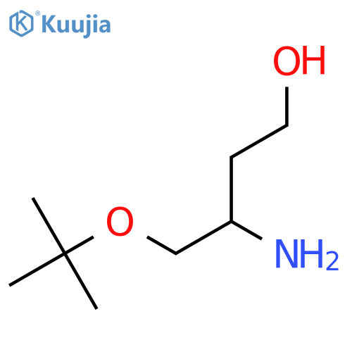3-amino-4-(tert-butoxy)butan-1-ol structure