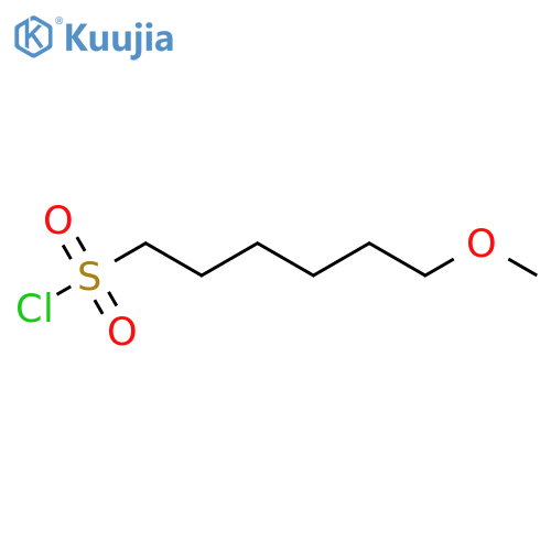 6-methoxyhexane-1-sulfonyl chloride structure