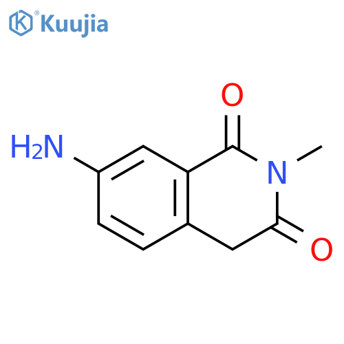 7-amino-2-methyl-1,2,3,4-tetrahydroisoquinoline-1,3-dione structure