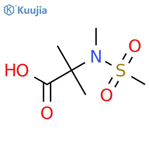2-methyl-2-(N-methylmethanesulfonamido)propanoic acid structure