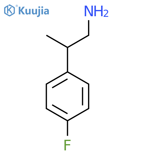 2-(4-Fluorophenyl)propan-1-amine structure