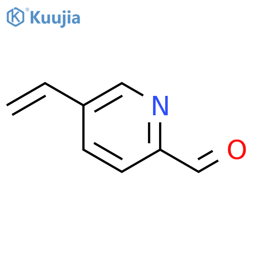 2-Pyridinecarboxaldehyde, 5-ethenyl- structure