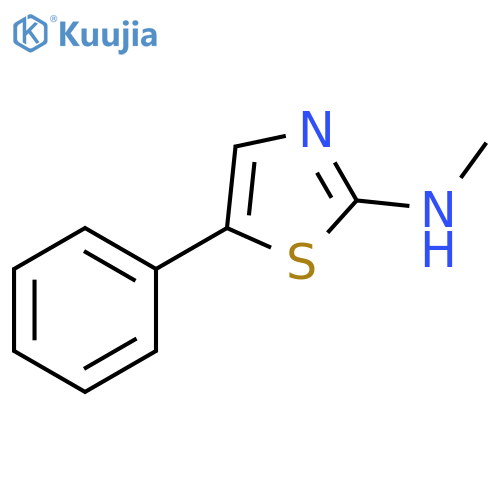 N-methyl-5-phenyl-1,3-thiazol-2-amine structure