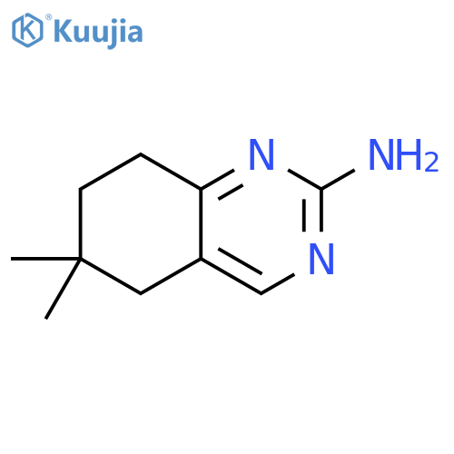 6,6-dimethyl-5,6,7,8-tetrahydroquinazolin-2-amine structure