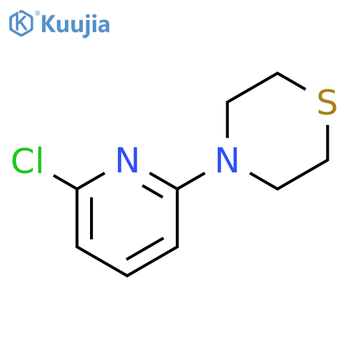 4-(6-chloropyridin-2-yl)thiomorpholine structure